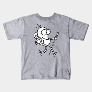 Itchy Feet Guy Kids T-Shirt